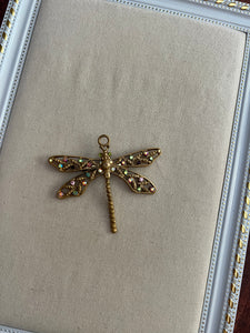 Dragonfly Vintage Rhinestone Pin