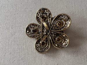 Jeweled Vintage Brooch