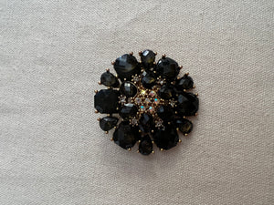 Vintage Crystal Rhinestone Brooch Pin