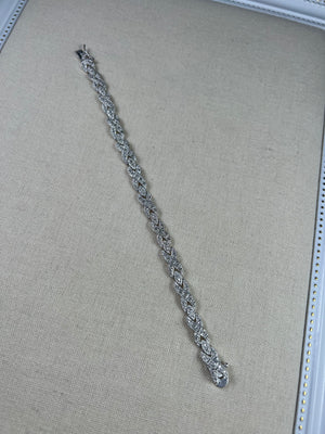 Sterling Silver Vintage Dainty Bracelet