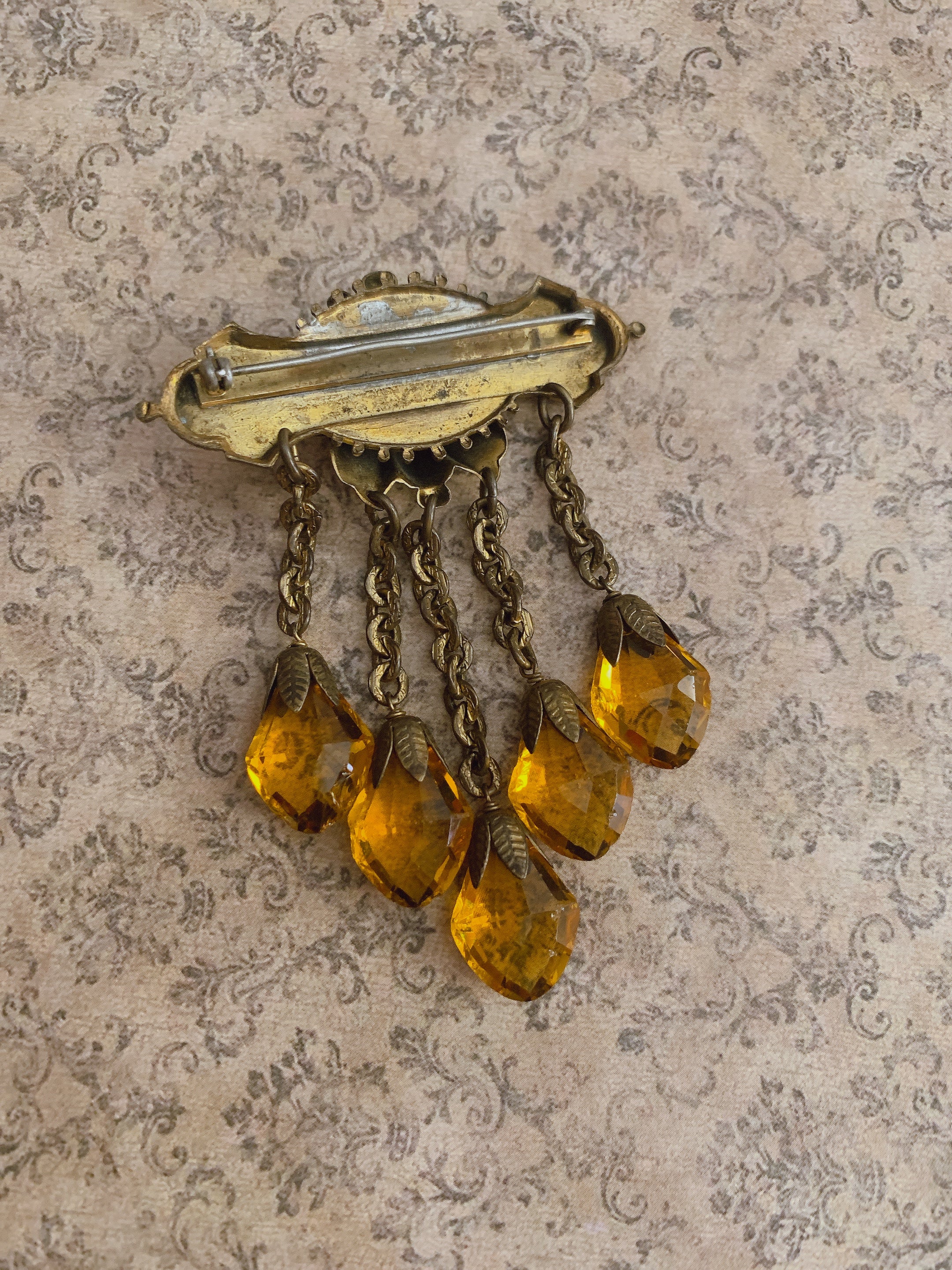 Vintage Dangle Tassel Brooch/Pin