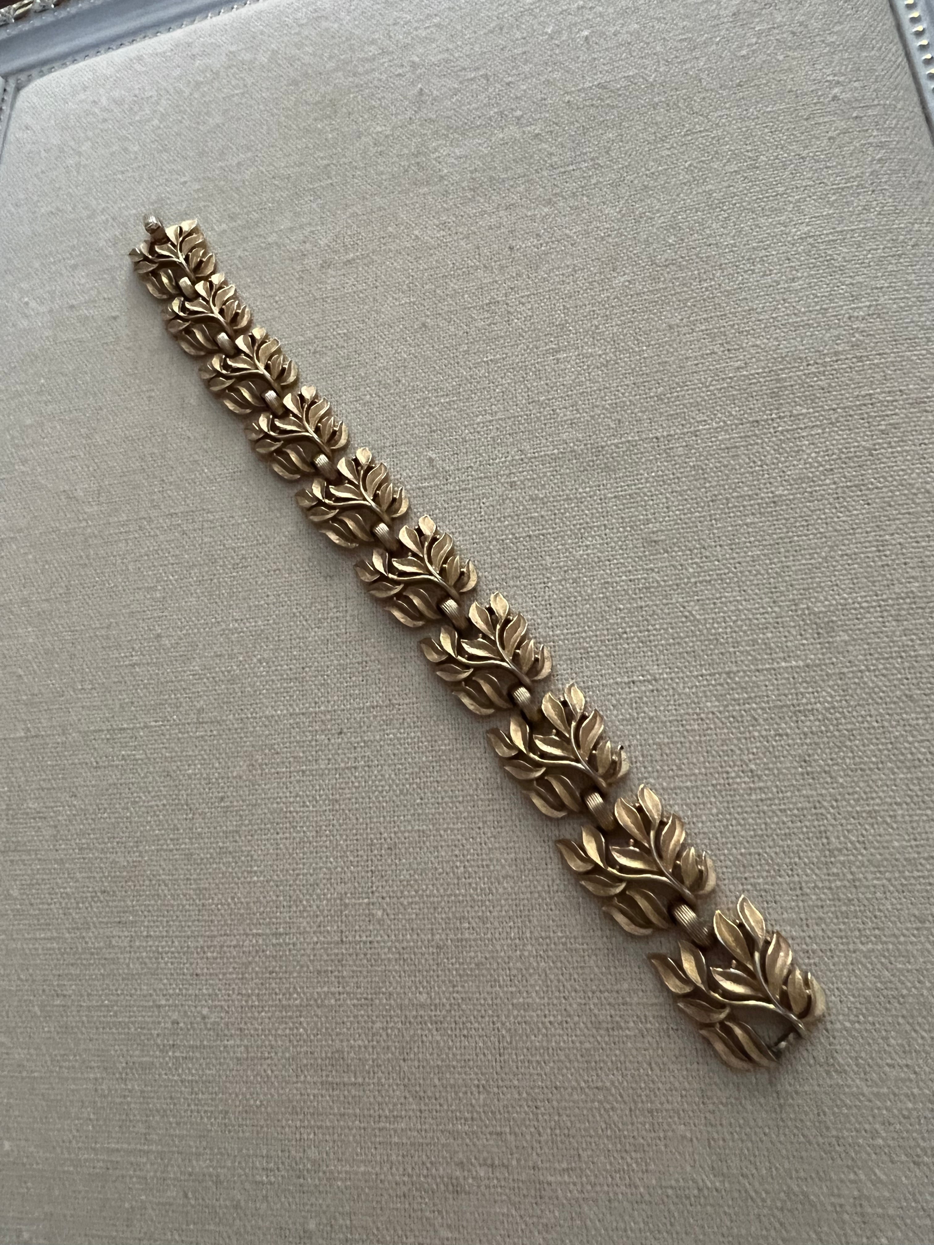 Trifari Vintage Gold Bracelet