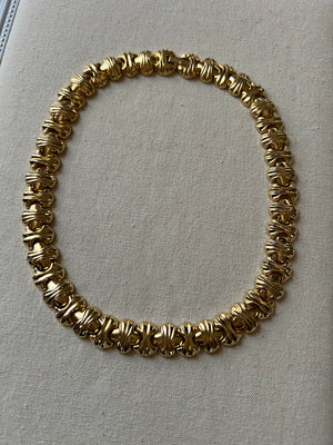 Gold Vintage Statement Necklace