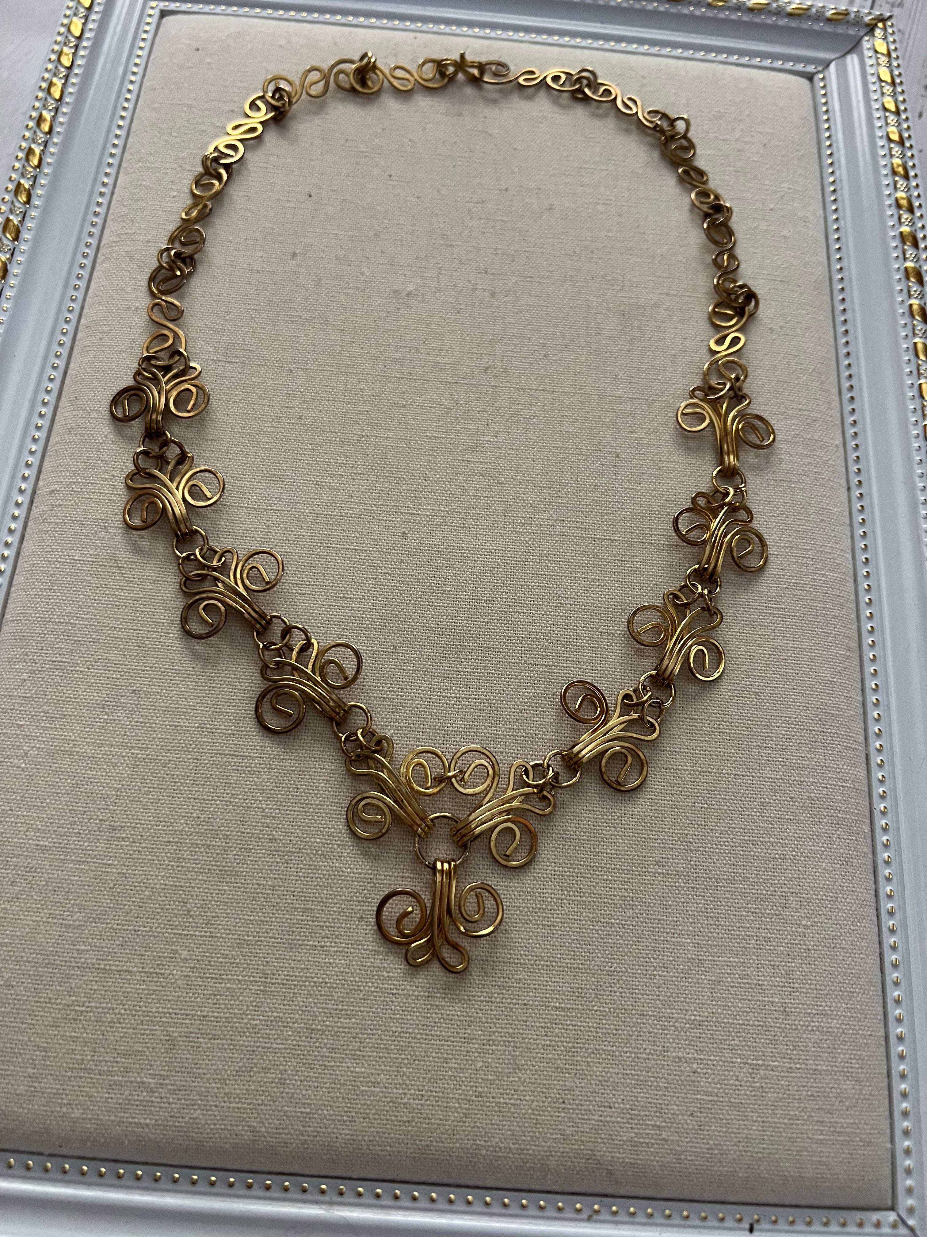 Vintage Dainty Gold Necklace