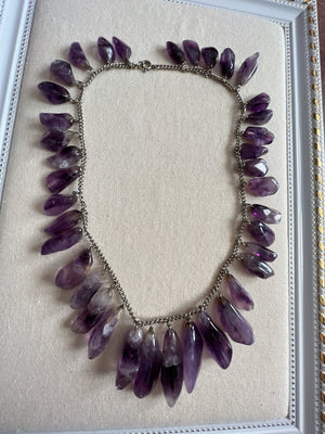 Vintage Amethyst Necklace