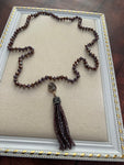 Lavish Druzy Tassel Necklace