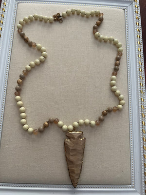 Arrowhead Beaded Necklace