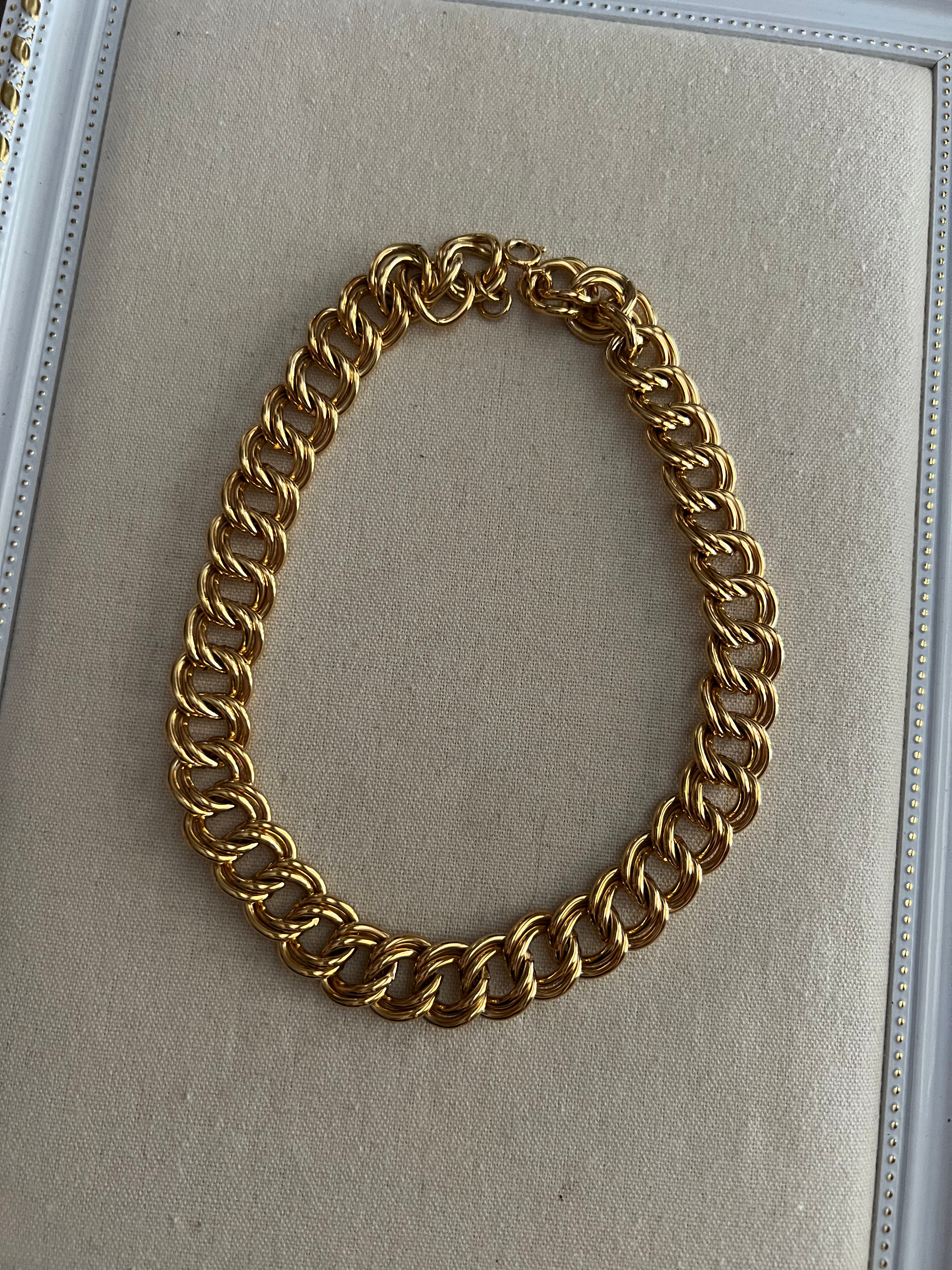 Love Me Knot Vintage Gold Necklace
