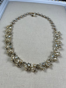 Vintage Rhinestone & Crystal Necklace