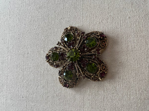 Jeweled Vintage Brooch