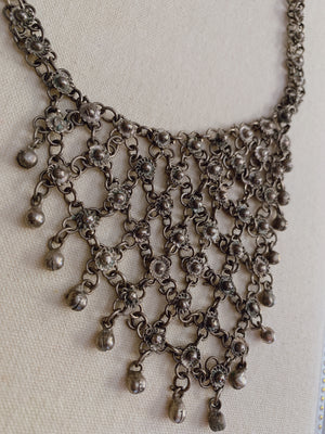 Vintage Silver Statement Necklace