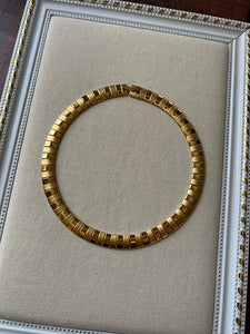 Vintage Statement Gold Necklace